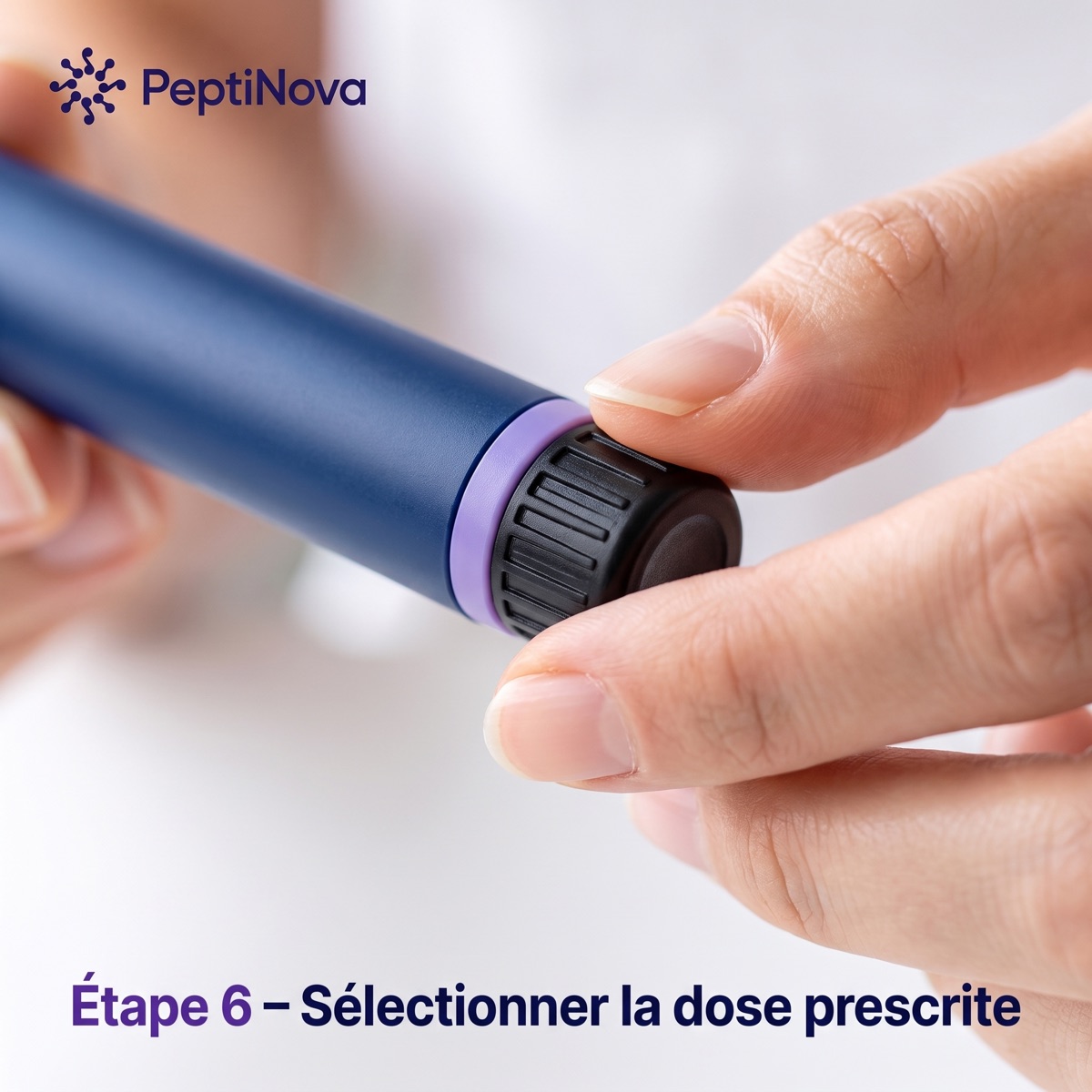 Étape 6 — Sélectionner la dose